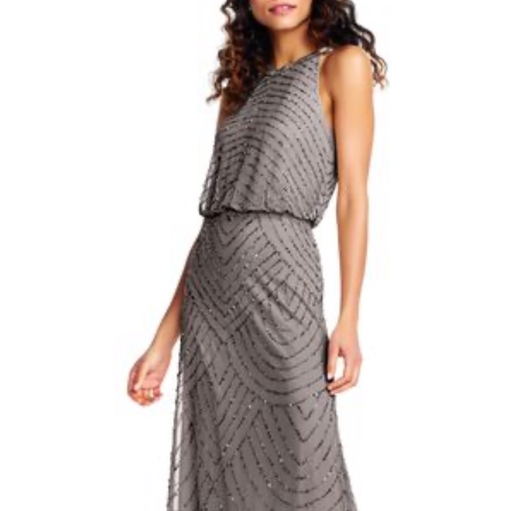 Silver/ grey gown